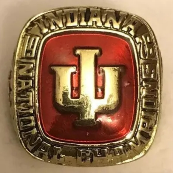INDIANA BOB KNIGHT 1976 COLLEGE BASKETBALL SIZE 11 HAND-MADE✋CHAMPION RING &BOX!